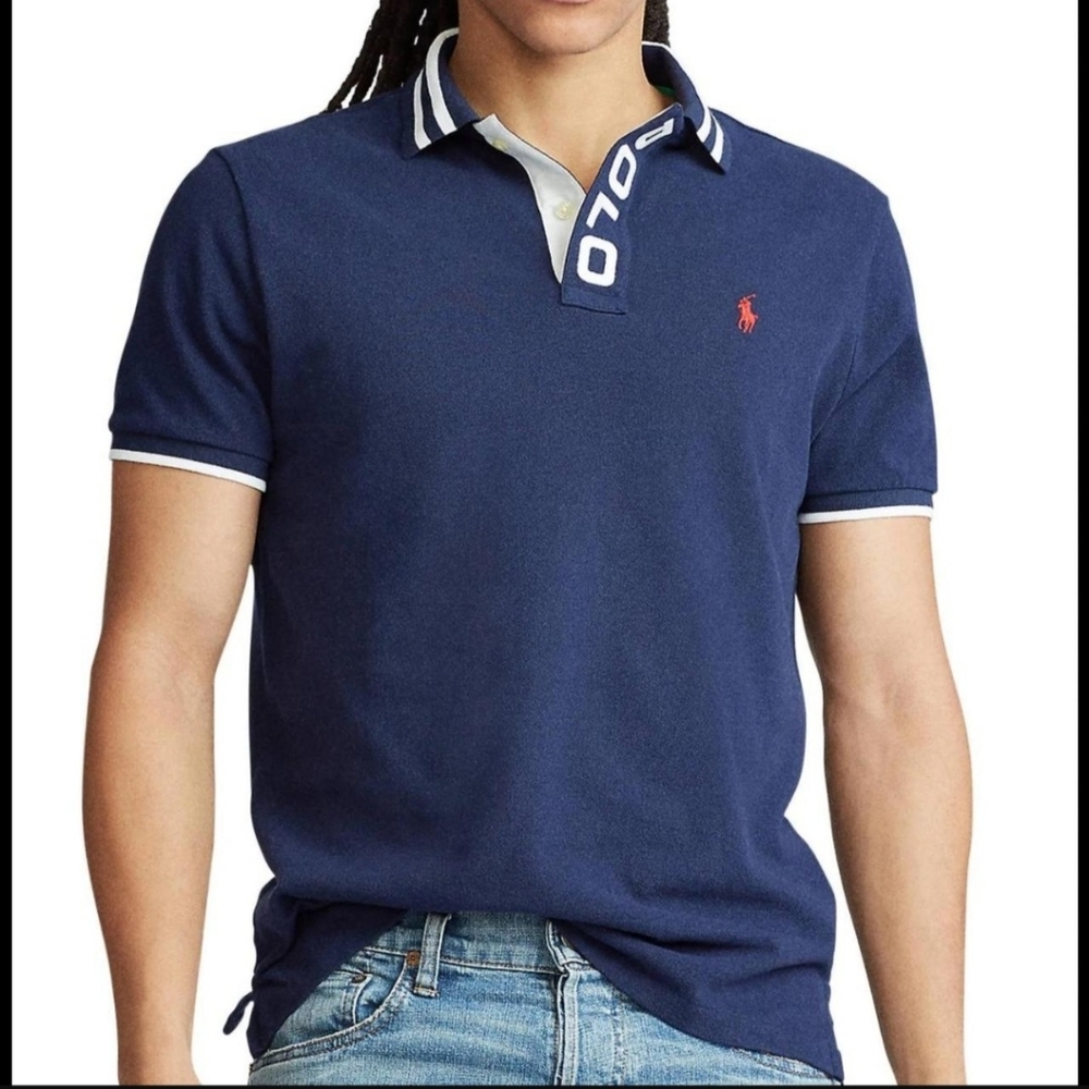 Polo by Ralph Lauren Navy Blue Men's Shirt
